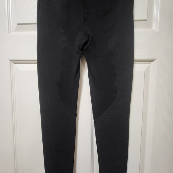BCBG MaxAzria Kramer Black Contrast Legging size XS Moto Style - Picture 9 of 9